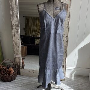 Banana Republic Elegant Gray Dress